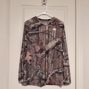 Mossy Oak Men's Camouflage Long Sleeve Shirt Size Large